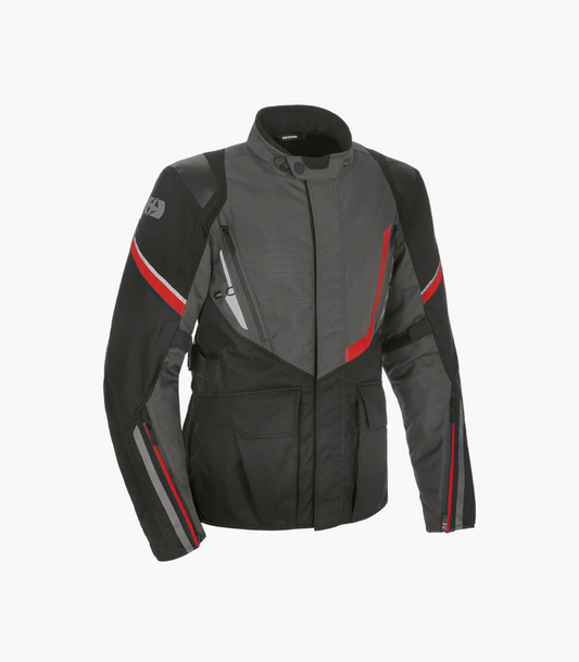 OXFORD MONTREAL 4.0 MS DRY2DRY JACKET - BLACK/GREY/RED