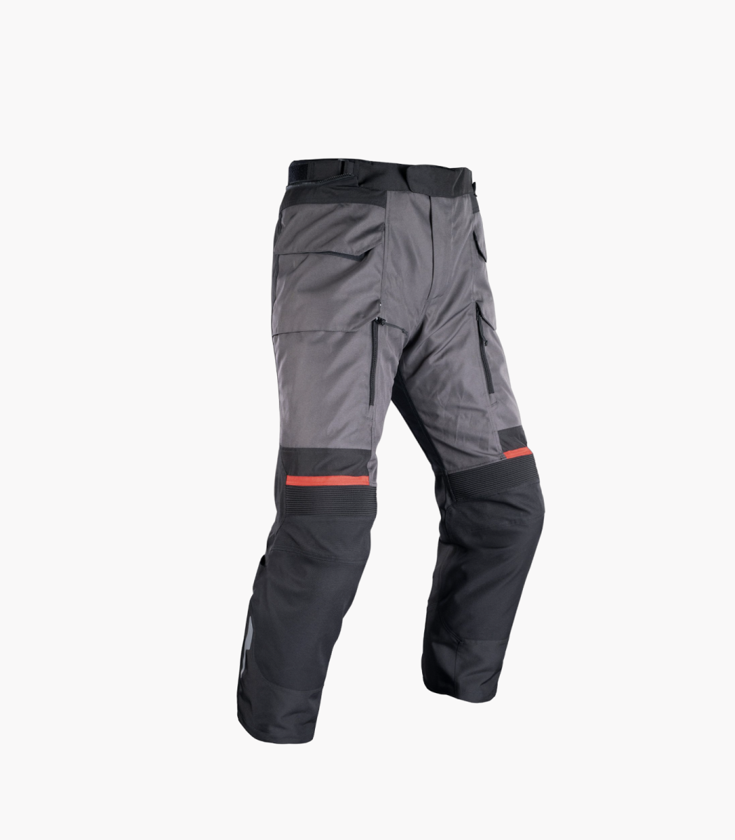 OXFORD ROCKLAND MS PANTS - CHARCOAL/BLACK/RED