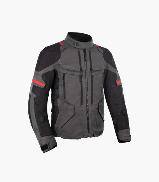 OXFORD ROCKLAND MS JACKET - CHARCOAL/BLACK/RED